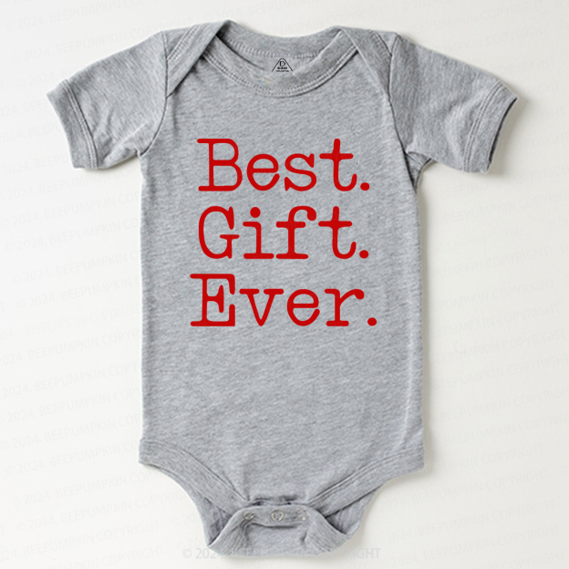 Best Gift Ever Christmas Baby Bodysuit