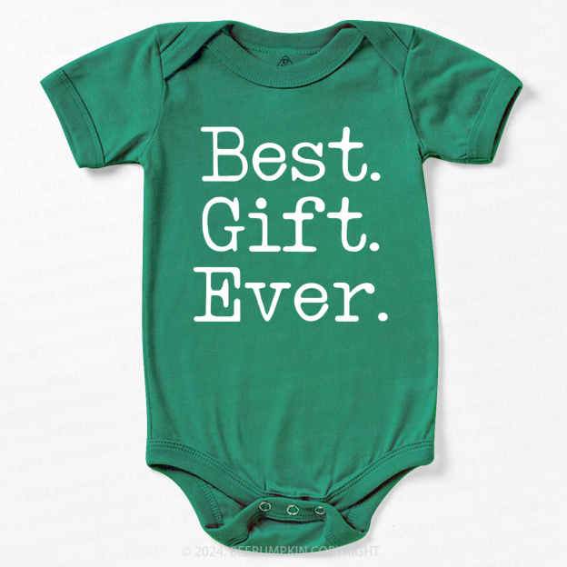 Best Gift Ever Christmas Baby Bodysuit