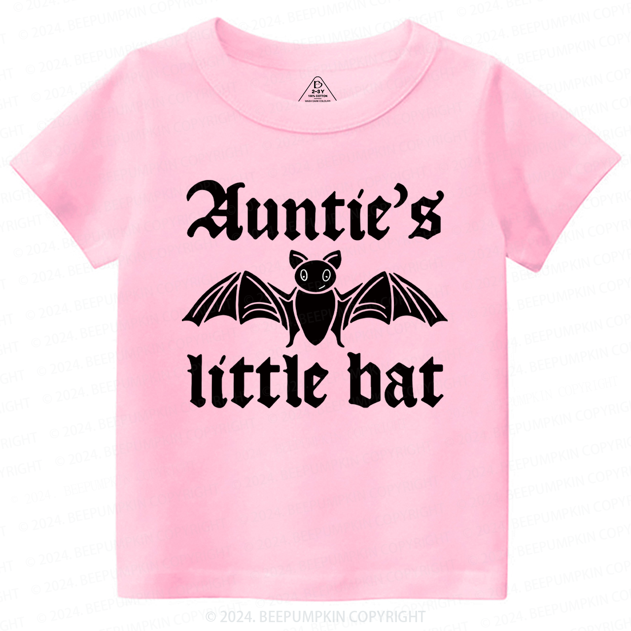 Auntie's Little Bat Halloween Toddler&Kids Tees 
