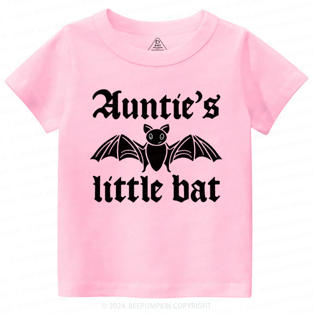 Auntie's Little Bat Halloween Toddler&Kids Tees 