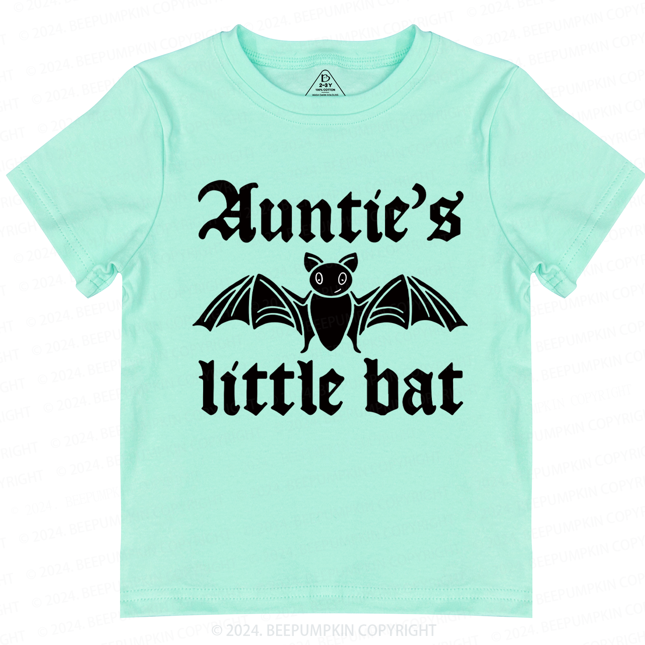 Personalized XXX's Little Bat Halloween Toddler&Kids Tees 