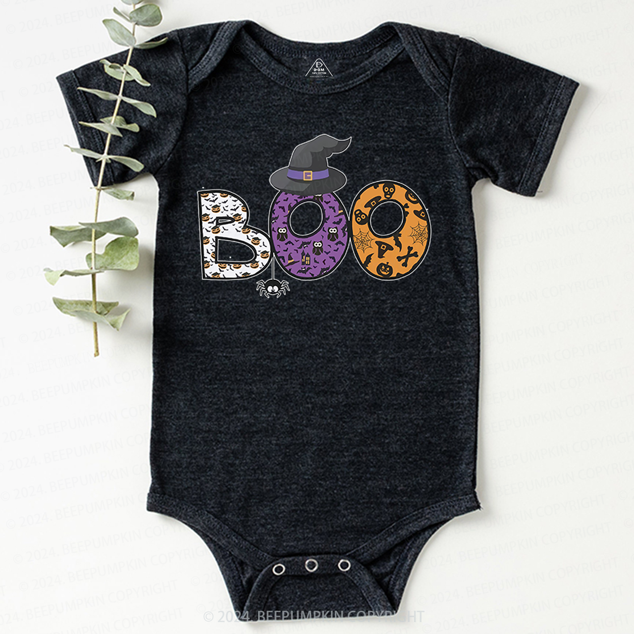 Halloween Spooky BOO Baby Bodysuits 