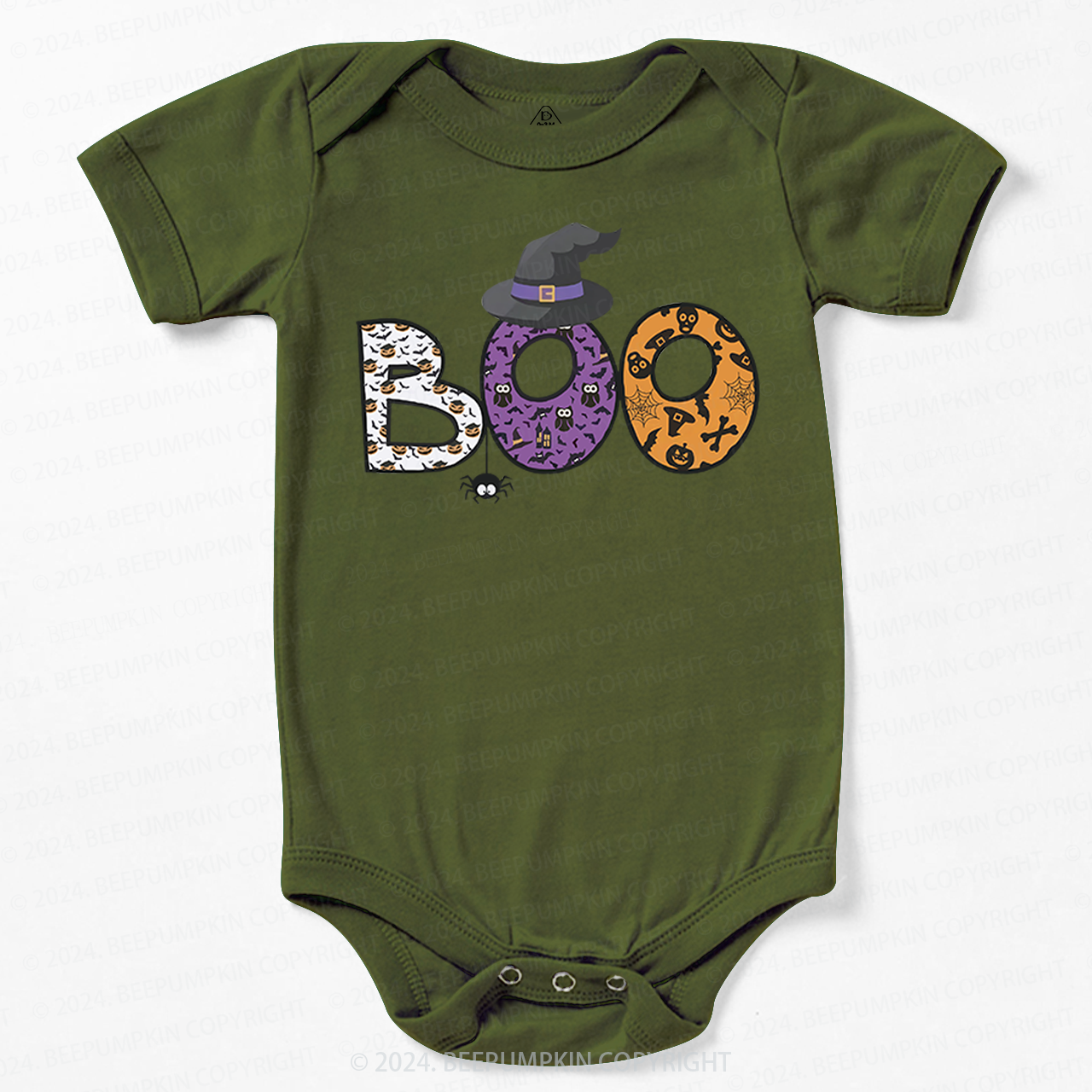 Halloween Spooky BOO Baby Bodysuits 