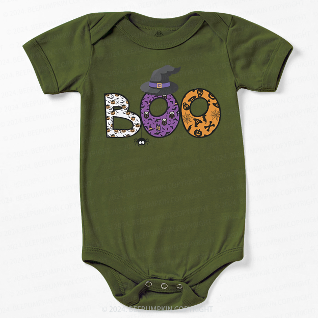 Halloween Spooky BOO Baby Bodysuits 