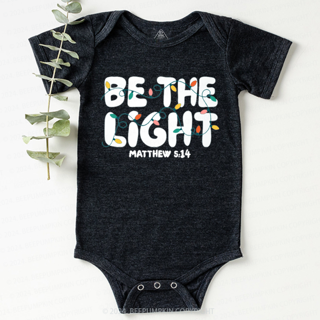 Be the Light Christmas Baby Bodysuit