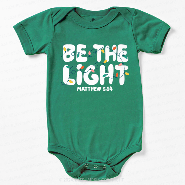 Be the Light Christmas Baby Bodysuit