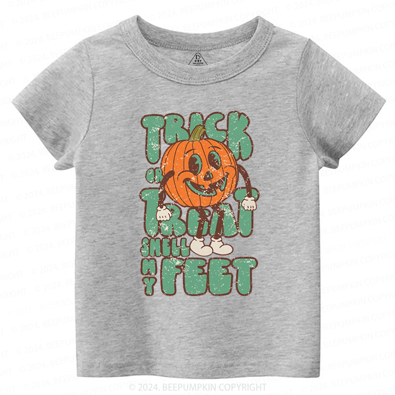 Trick Or Treat Smell My Feet Toddler&Kids Tees 
