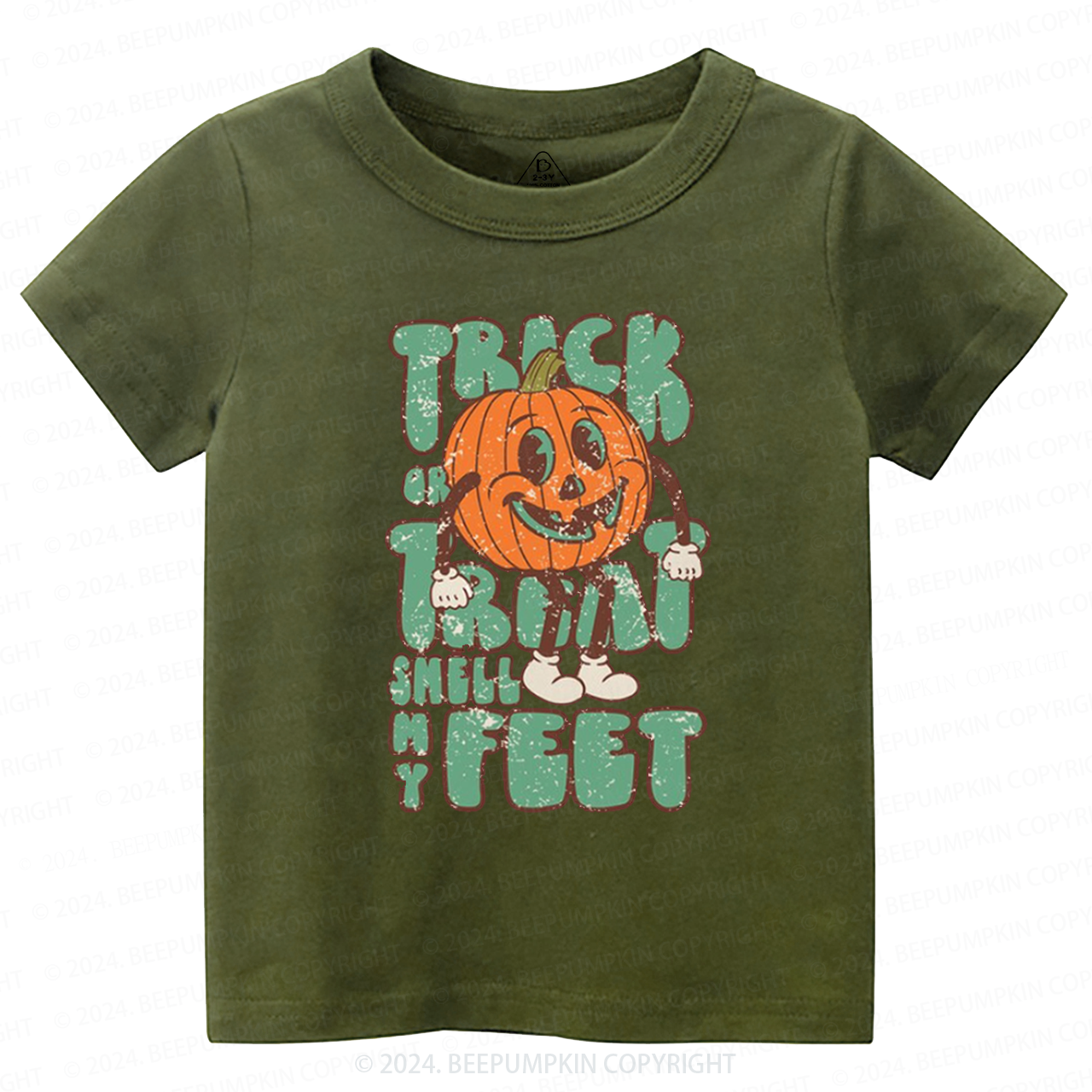 Trick Or Treat Smell My Feet Toddler&Kids Tees 