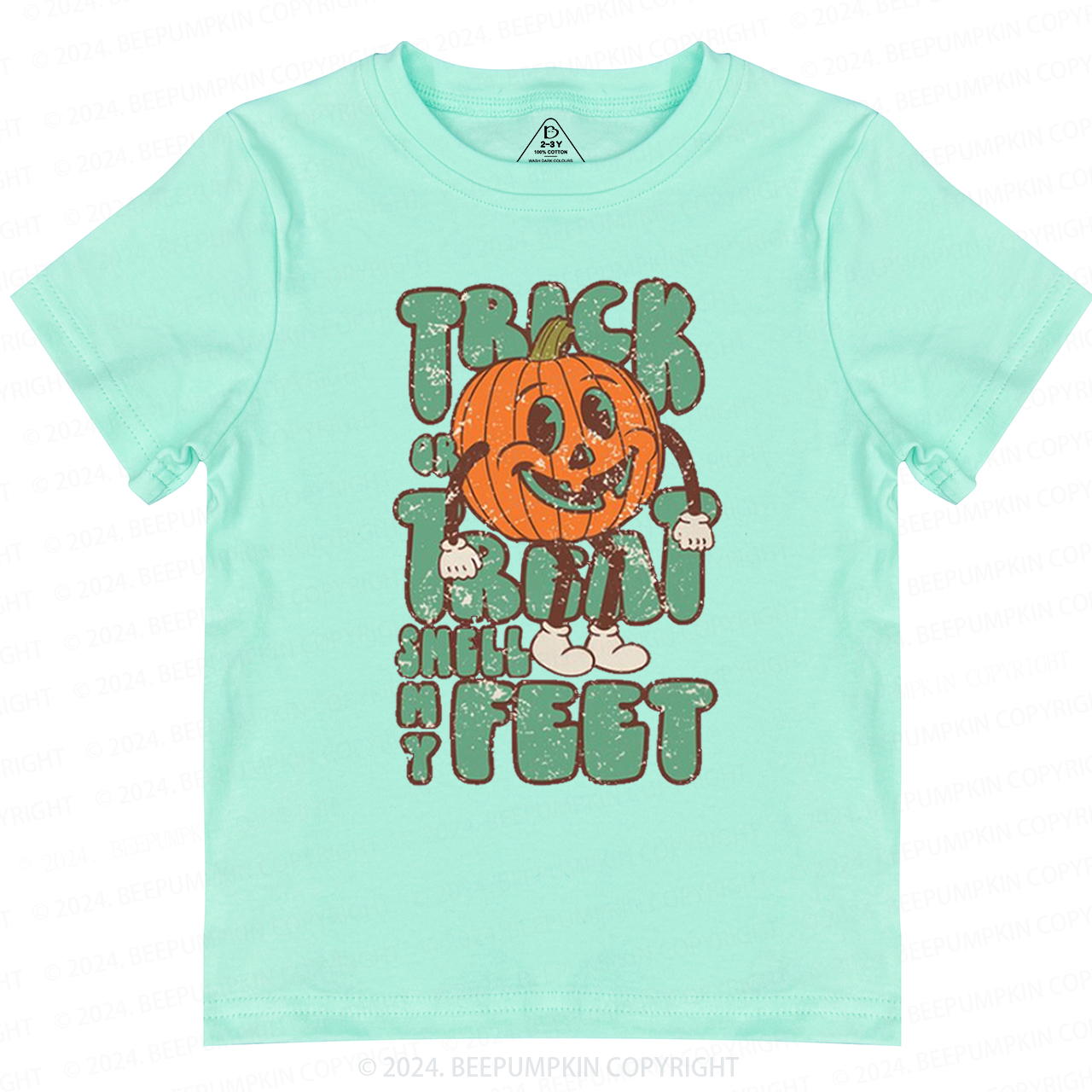 Trick Or Treat Smell My Feet Toddler&Kids Tees 