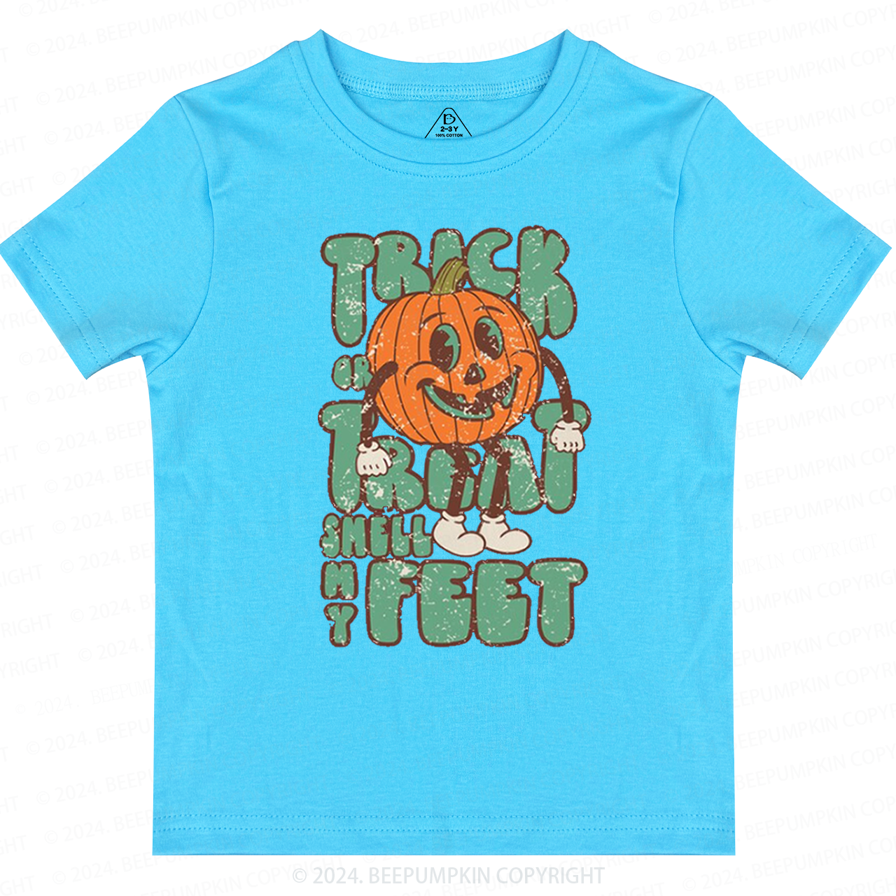 Trick Or Treat Smell My Feet Toddler&Kids Tees 