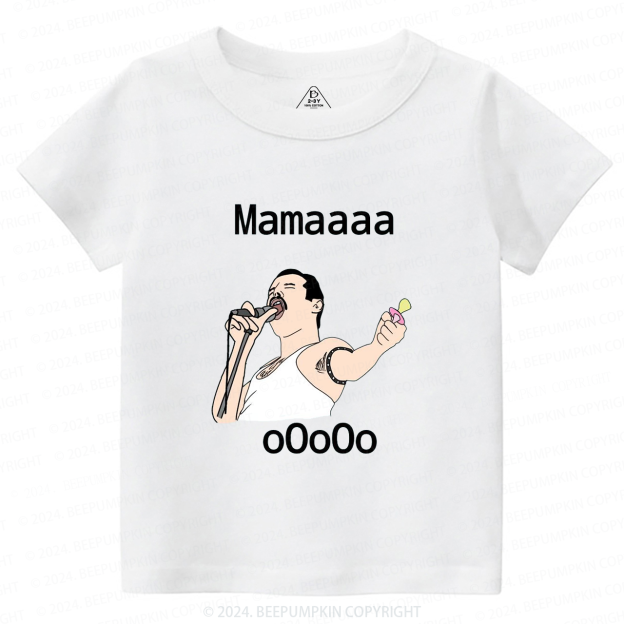 Funny Shout Mama Ooo Toddler&Kids Tees 7
