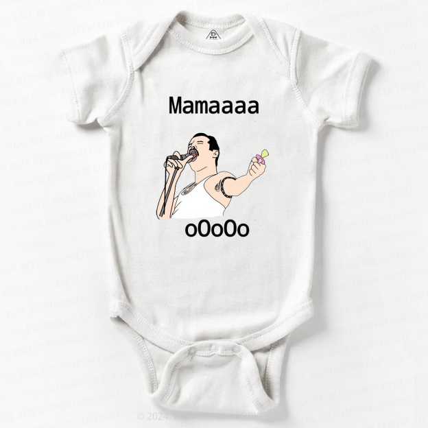 Funny Shout Mama Ooo Baby Bodysuit 8