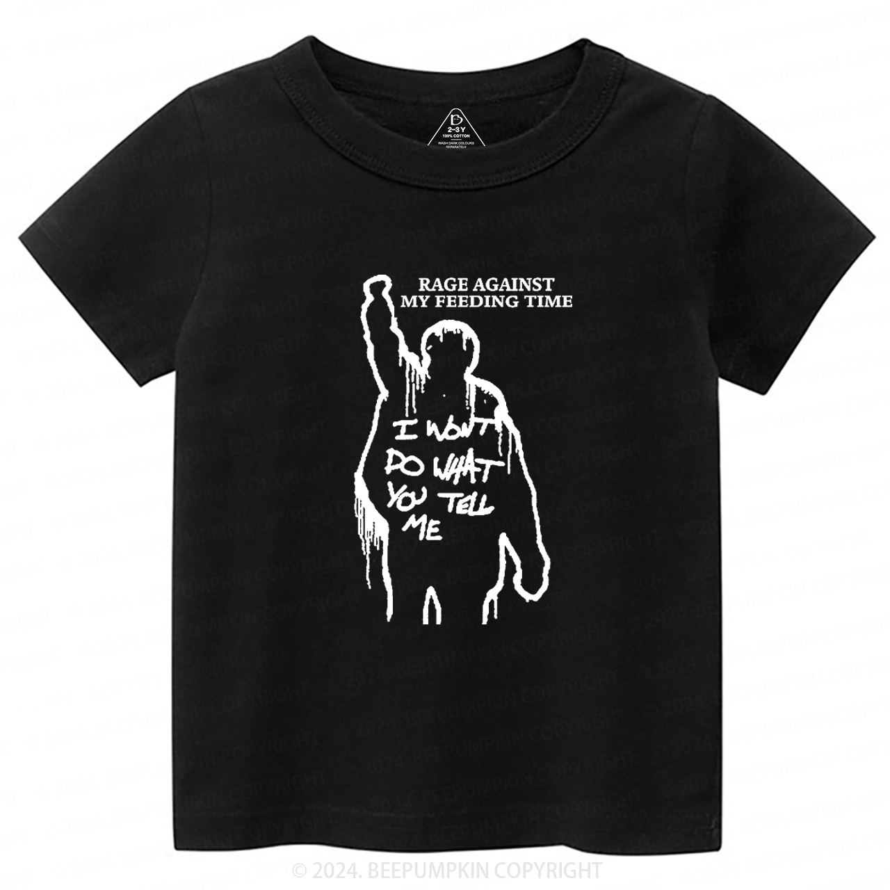 Rage Against My Feeding Time Toddler&Kids Tees 7