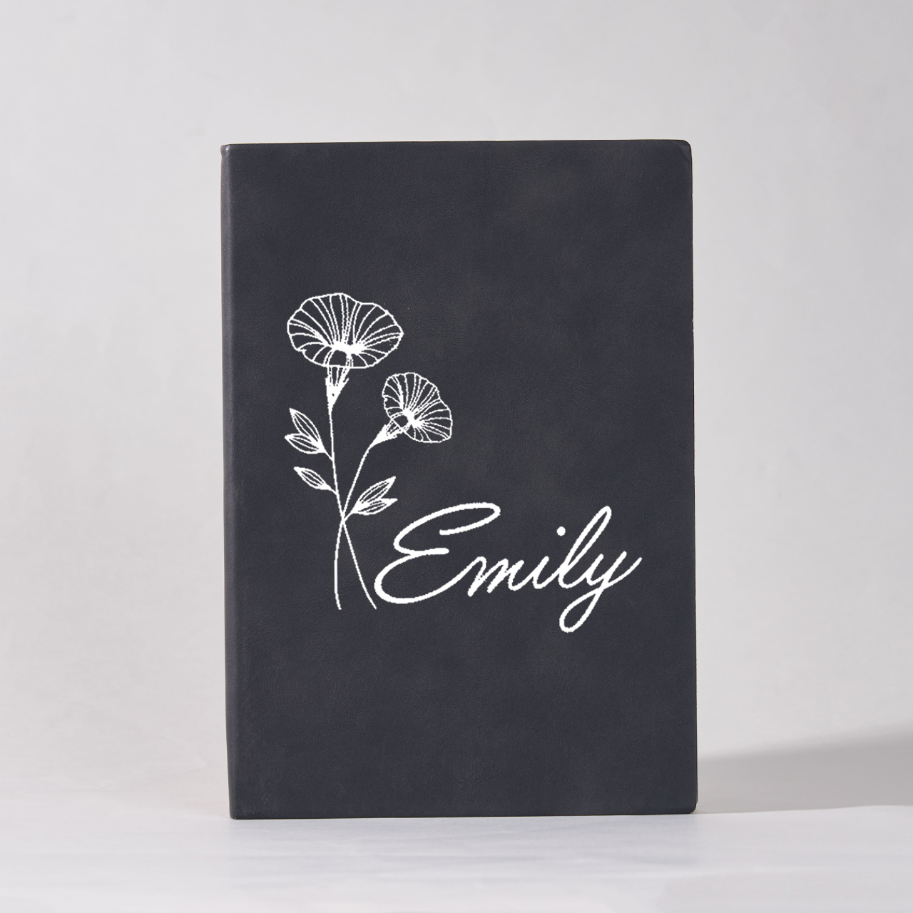 Personalized Birth Flower And Name Notebook