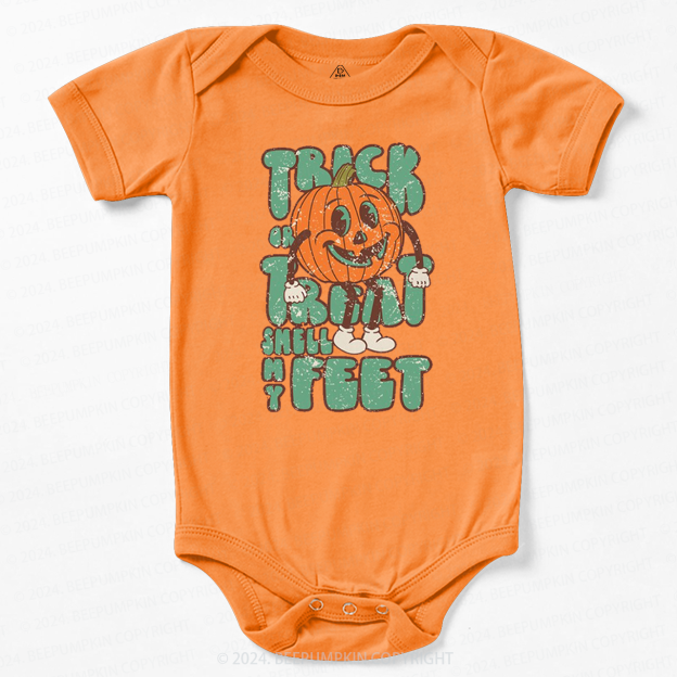 Trick Or Treat Smell My Feet Baby Bodysuits 