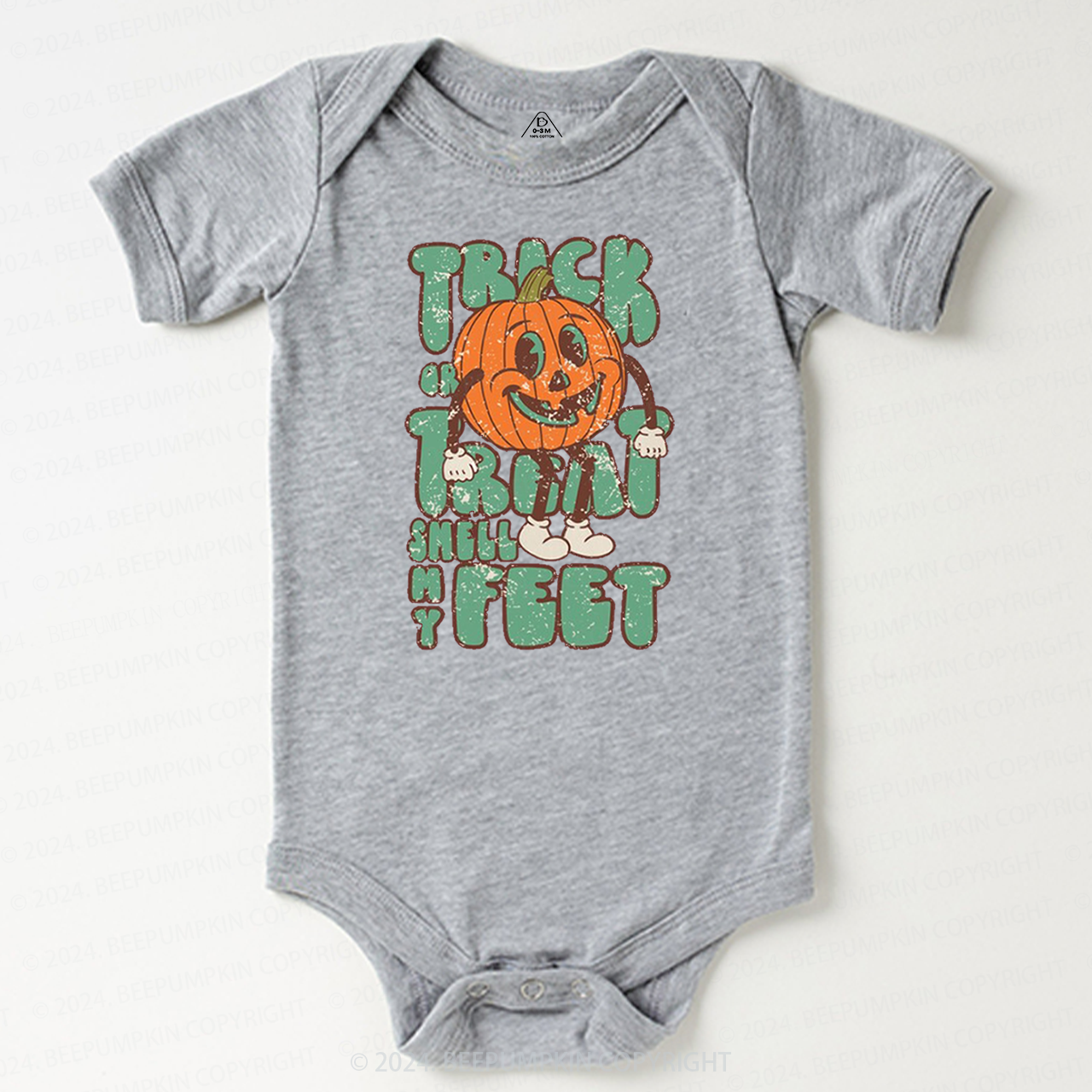 Trick Or Treat Smell My Feet Baby Bodysuits 