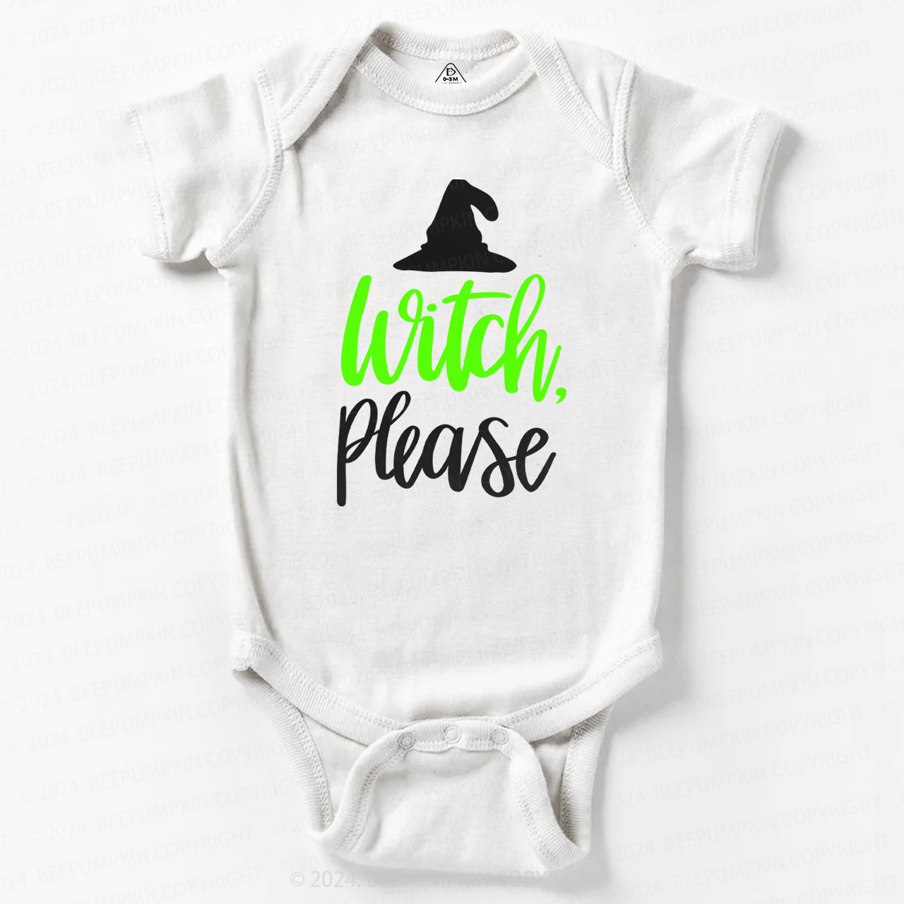 Witch Please Halloween Baby Bodysuits 