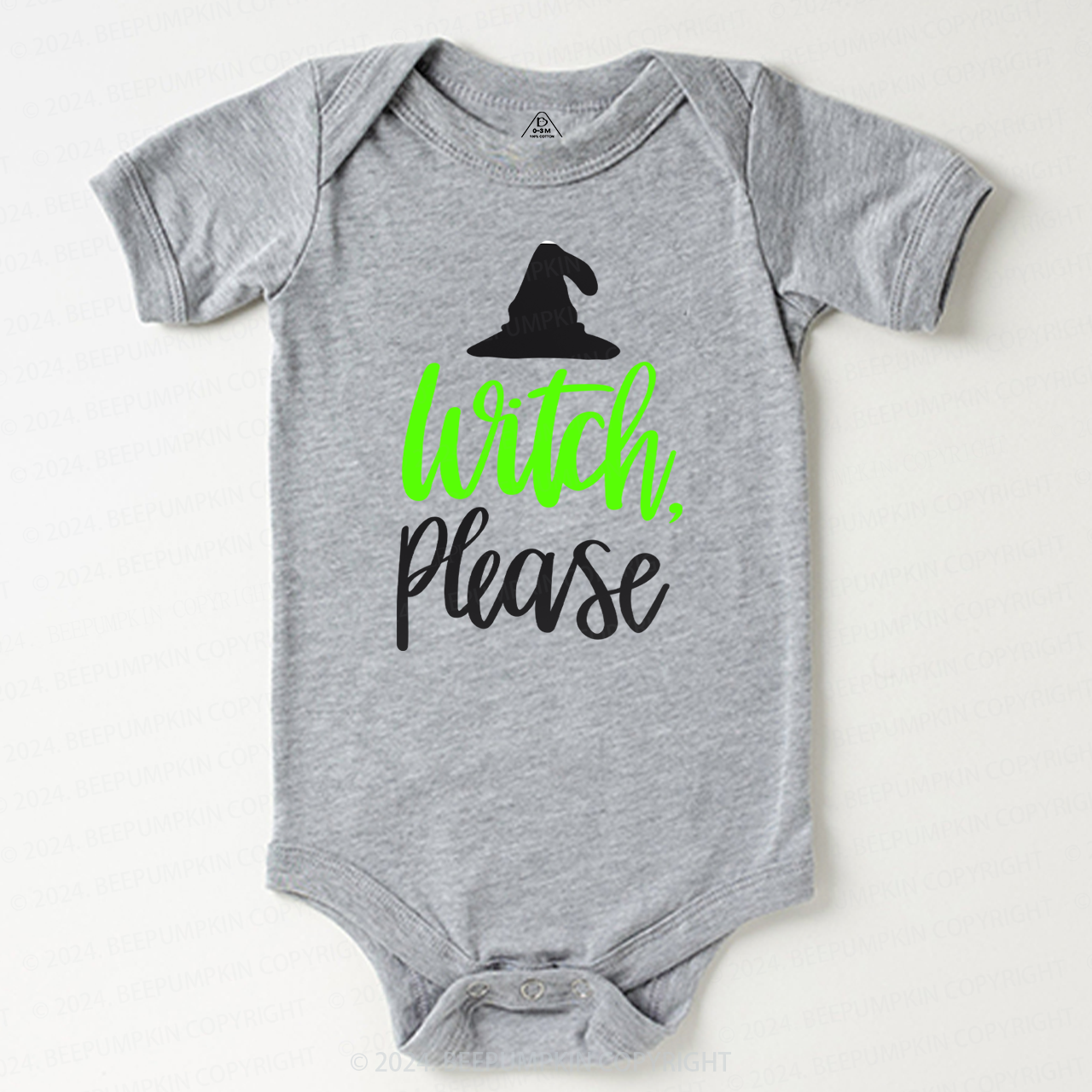 Witch Please Halloween Baby Bodysuits 