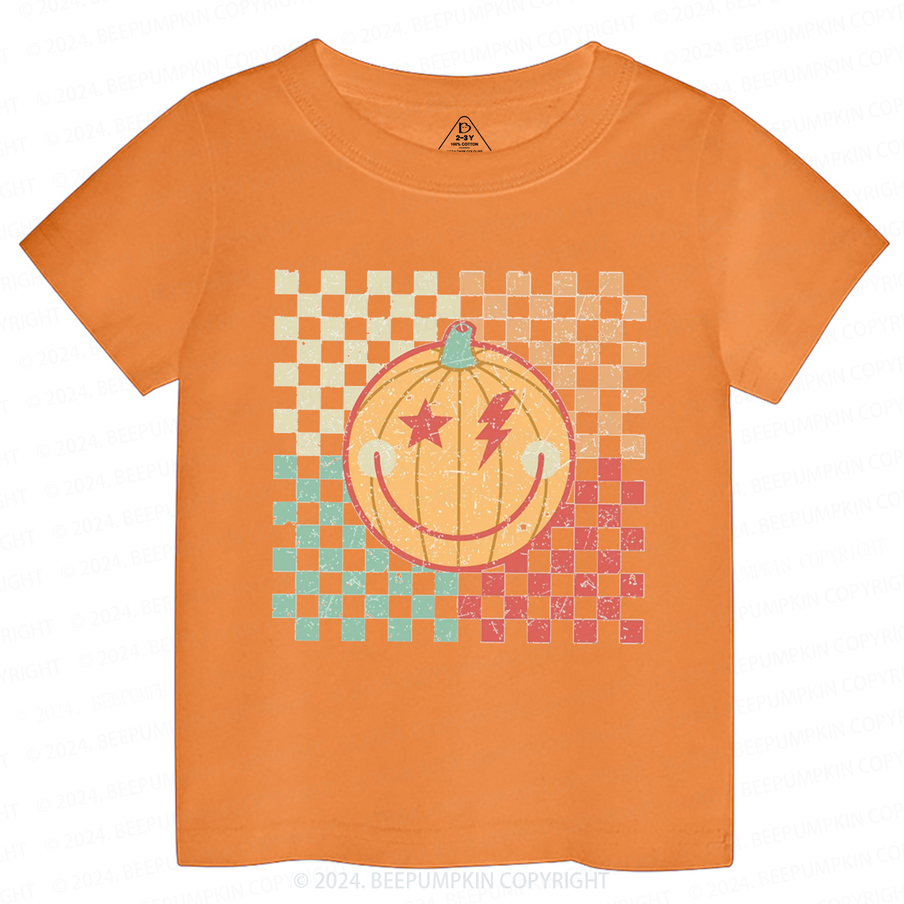 Retro Lightning Bolt Halloween Toddler&Kids Tees 
