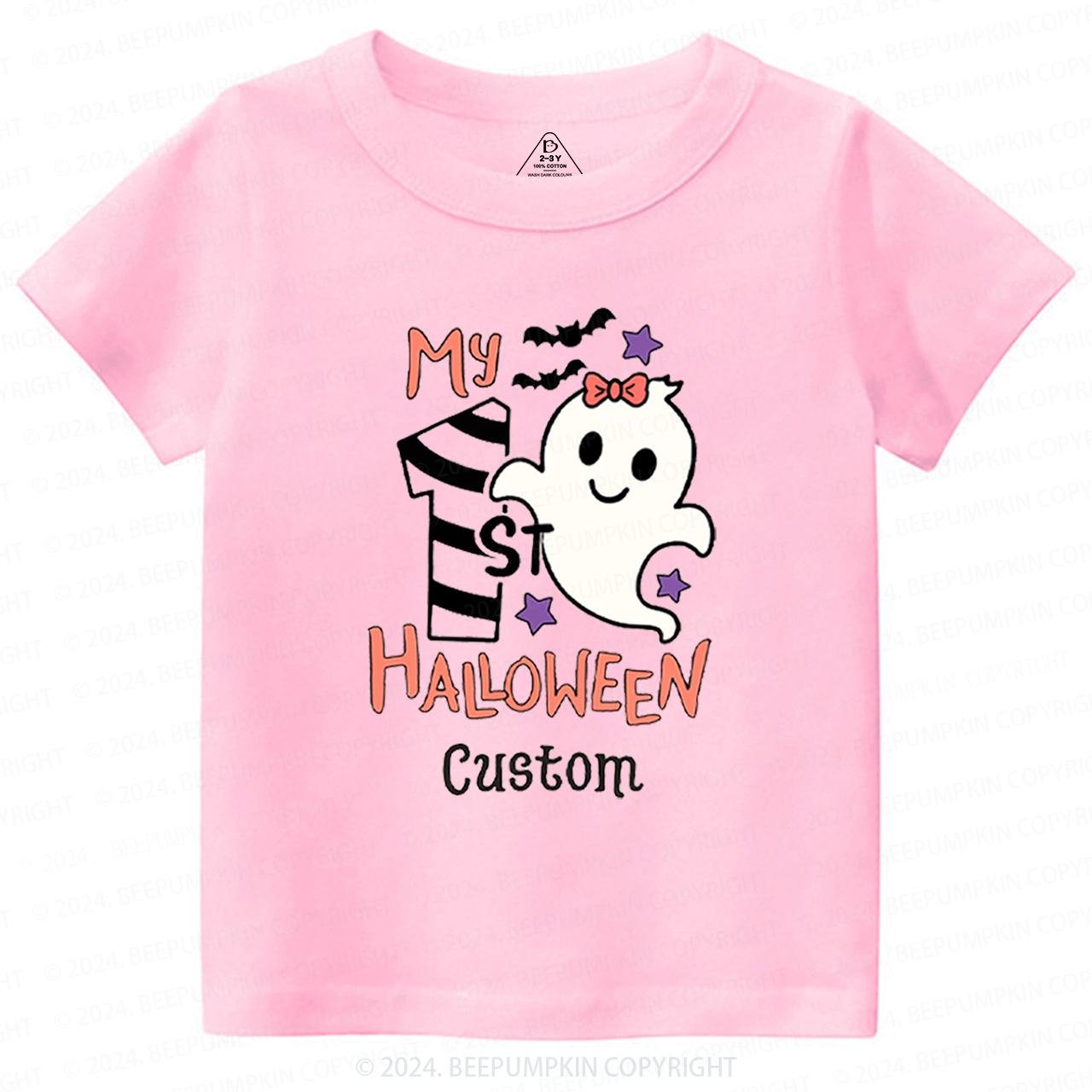 Personalised My 1st Halloween Trick Treat Toddler&Kids Tees 