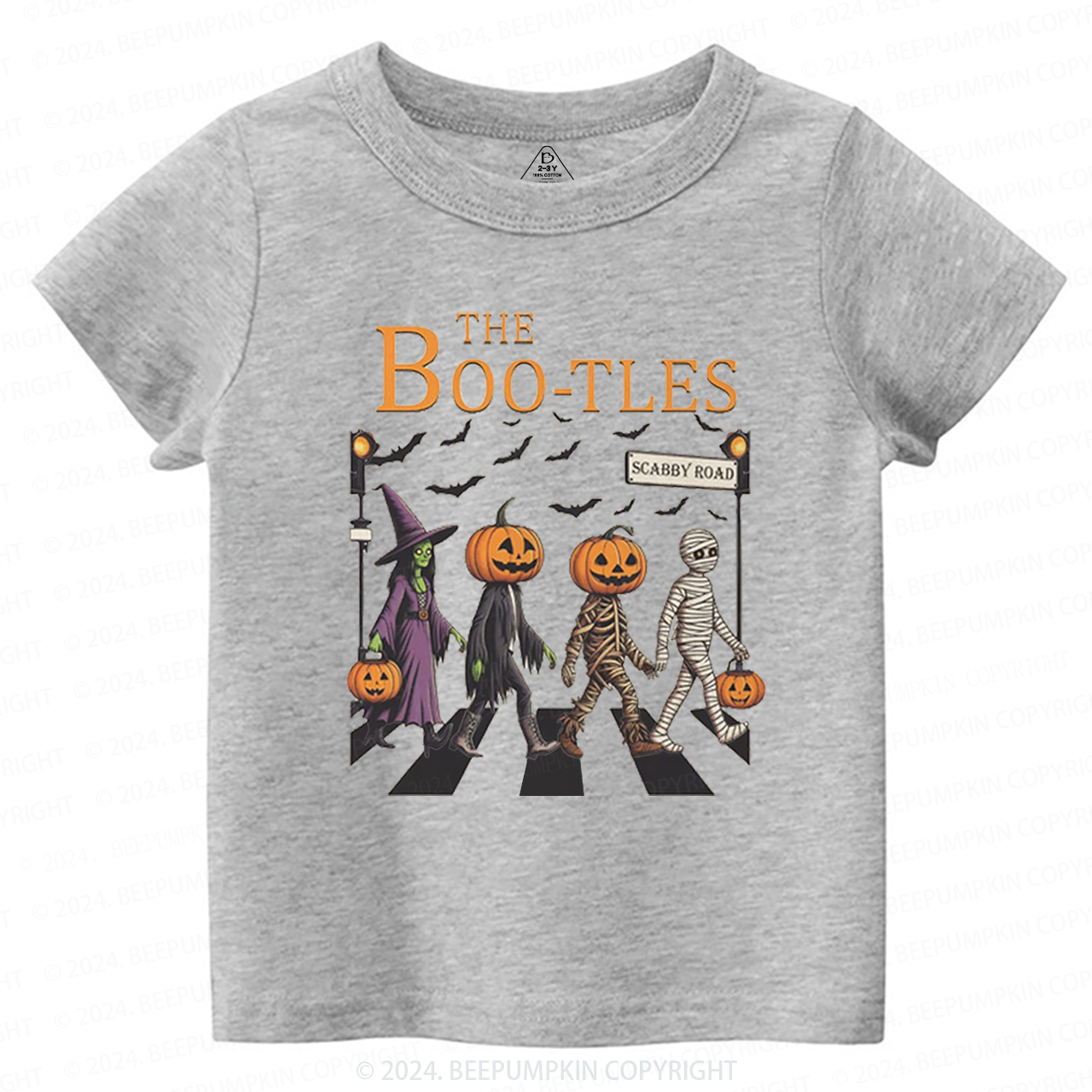 Walking Pumpkin Halloween Toddler&Kids Tees 