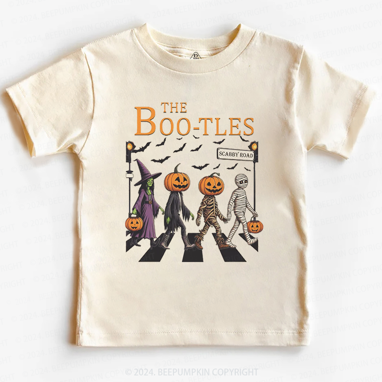 Walking Pumpkin Halloween Toddler&Kids Tees 