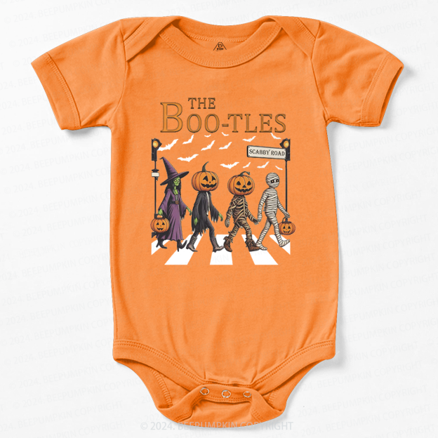 Walking Pumpkin Halloween Baby Bodysuits 