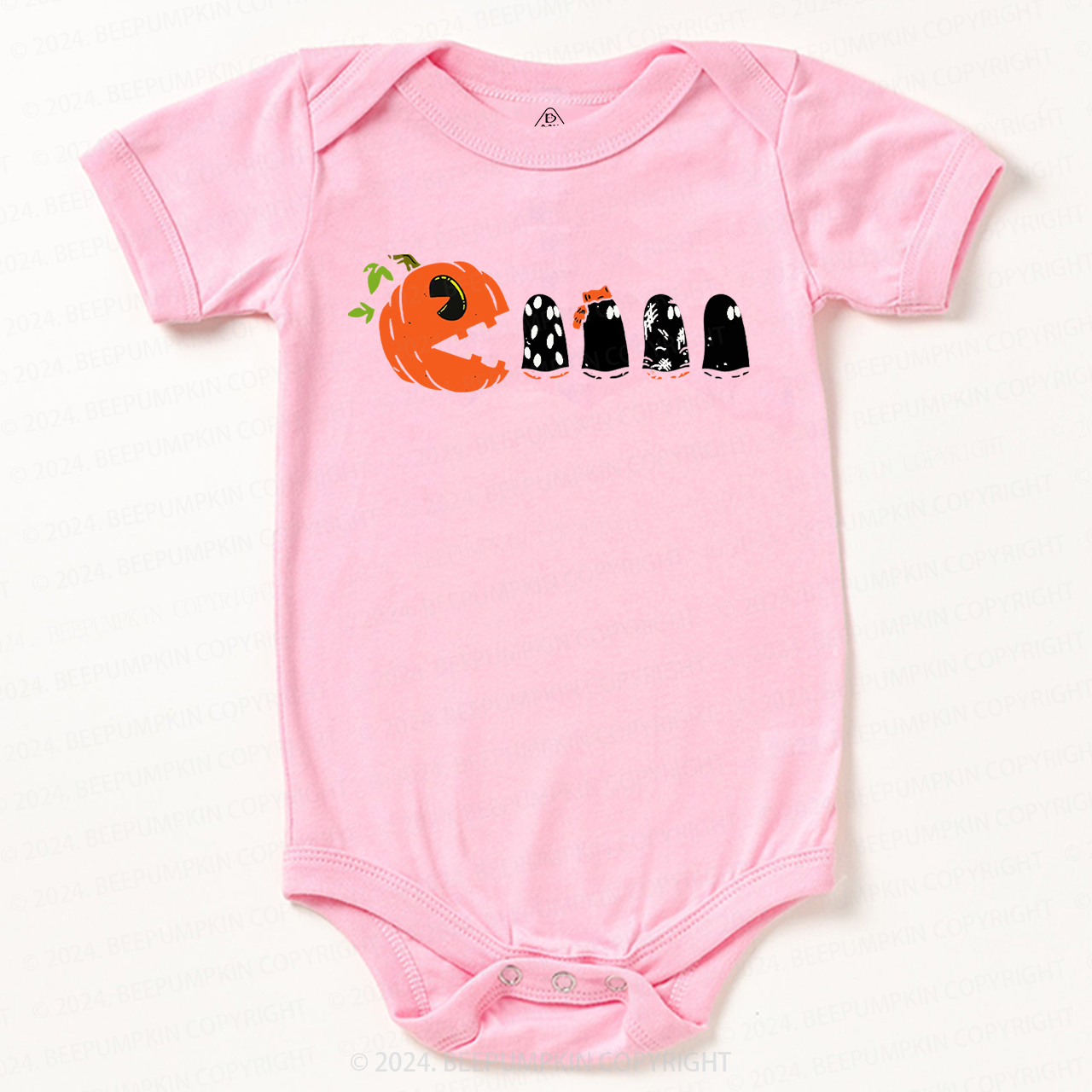 Funny Pumpkin Ghost Halloween Baby Bodysuits 