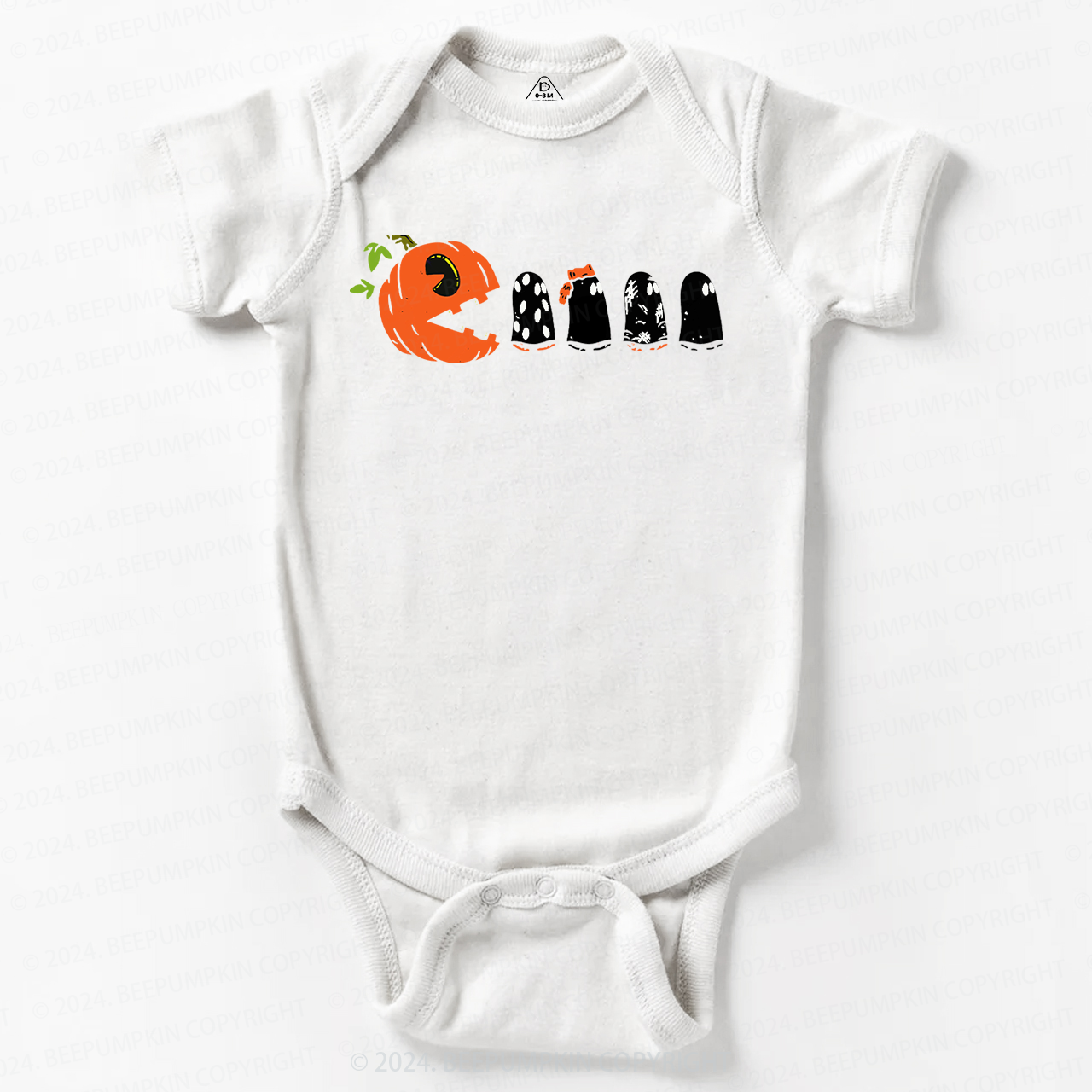 Funny Pumpkin Ghost Halloween Baby Bodysuits 