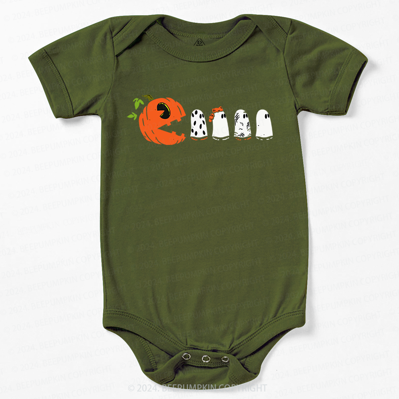 Funny Pumpkin Ghost Halloween Baby Bodysuits 