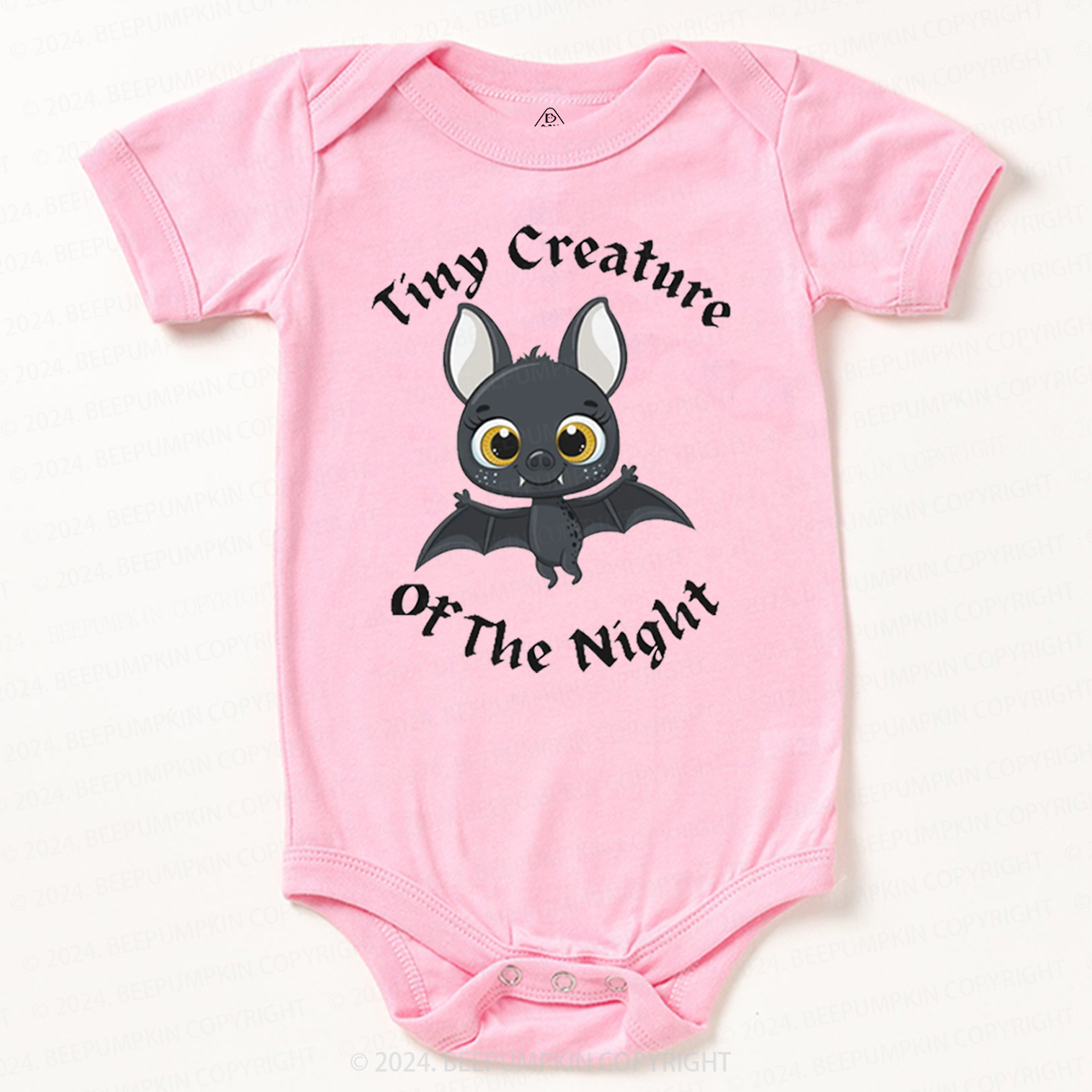 Tiny Creature Of The Night Halloween Baby Bodysuits 