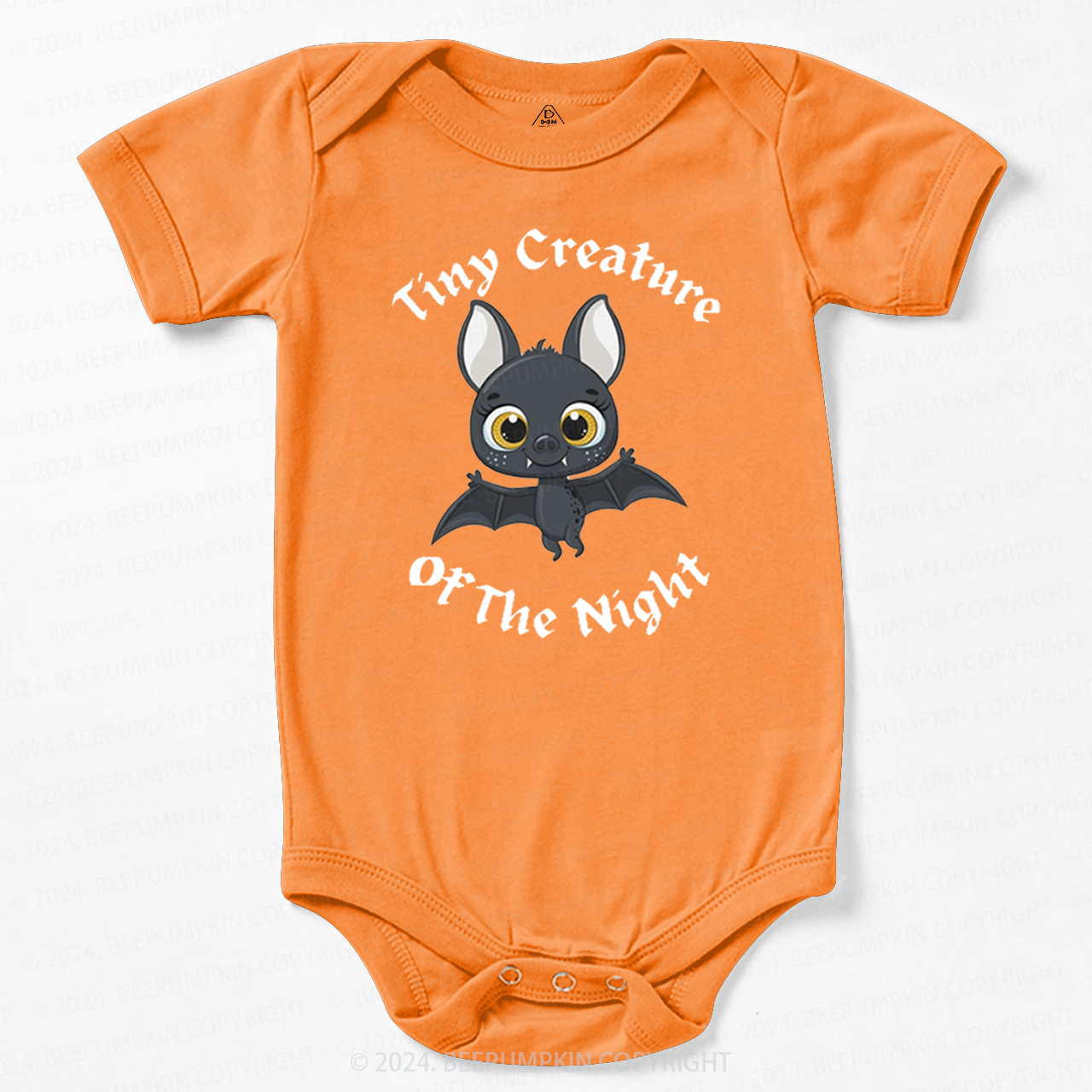 Tiny Creature Of The Night Halloween Baby Bodysuits 