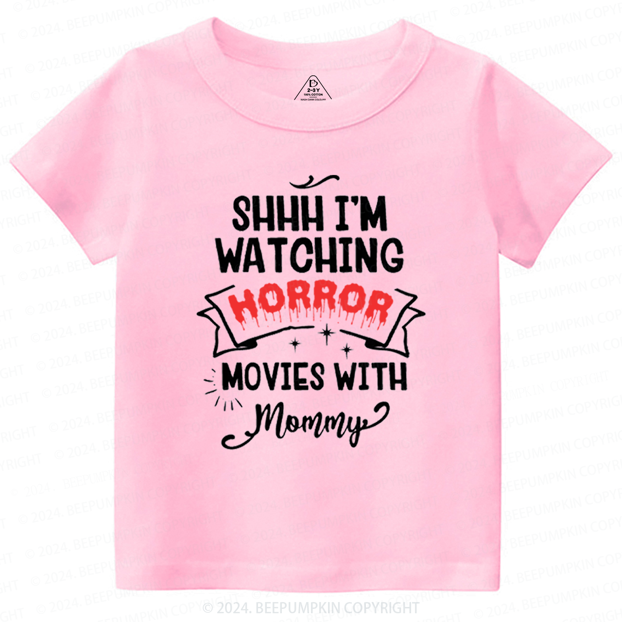 Personalized Watch Horror Movies With XXX Toddler&Kids Tees 7