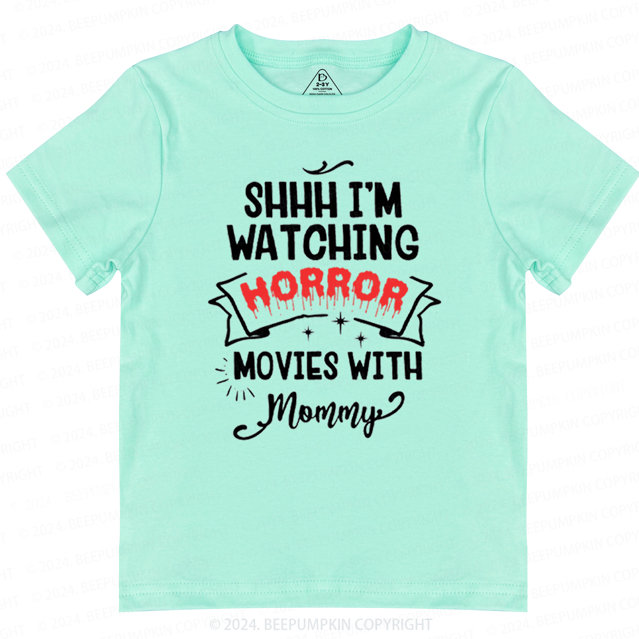 Personalized Watch Horror Movies With XXX Toddler&Kids Tees 7