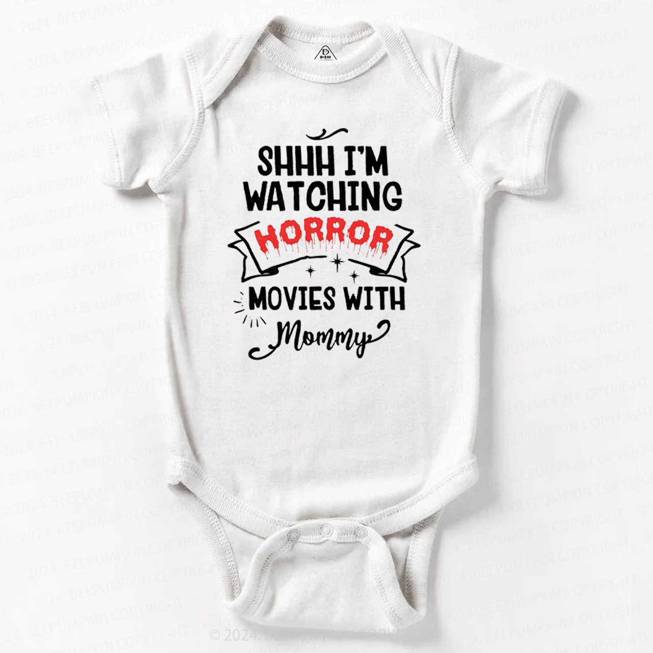Personalized Watch Horror Movies With XXX Baby Bodysuit 7