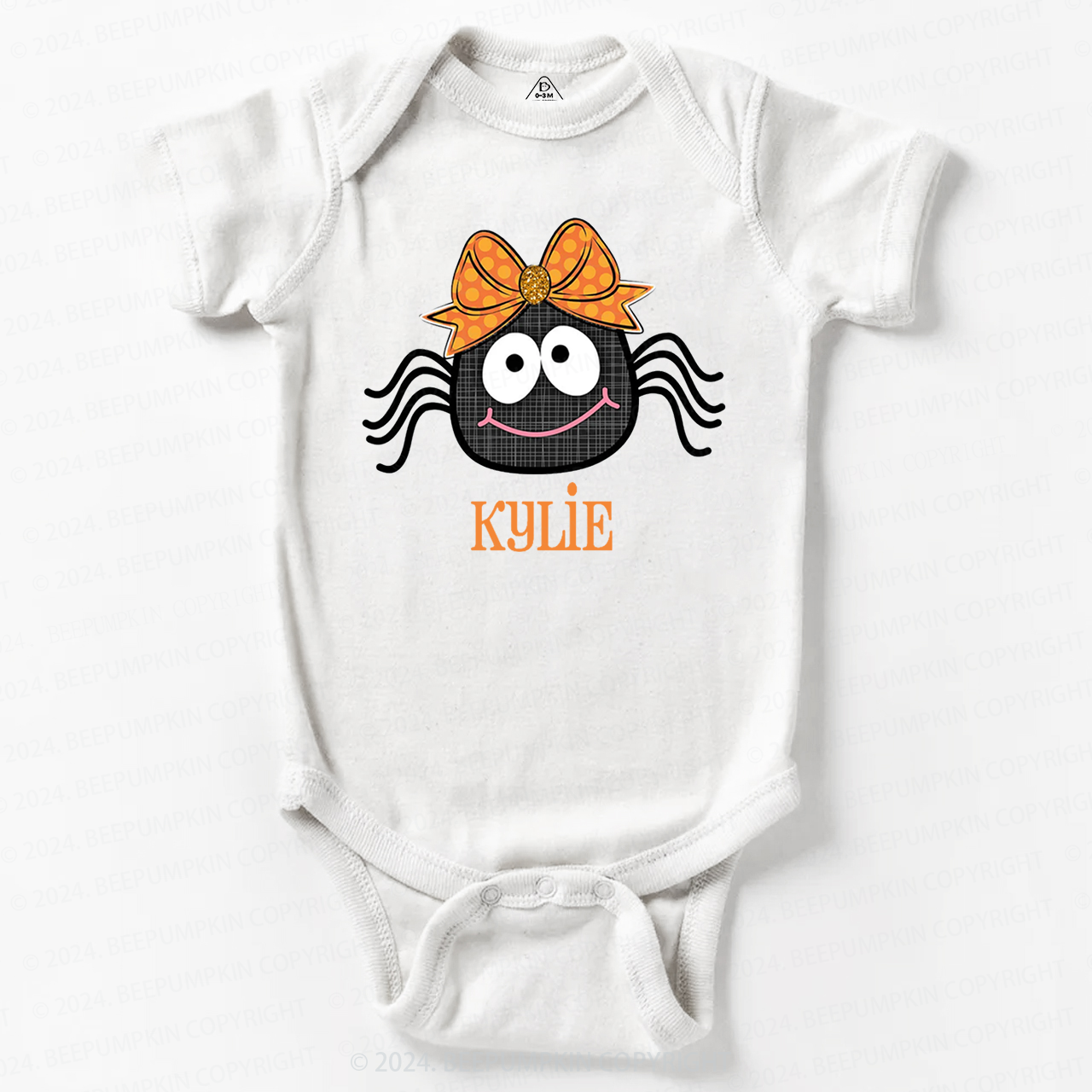  Personalized Halloween Spider Baby Bodysuits 