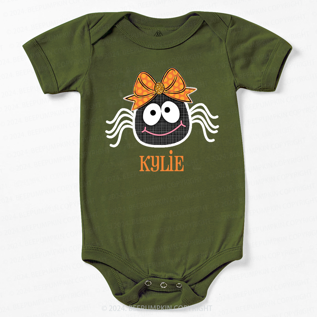  Personalized Halloween Spider Baby Bodysuits 