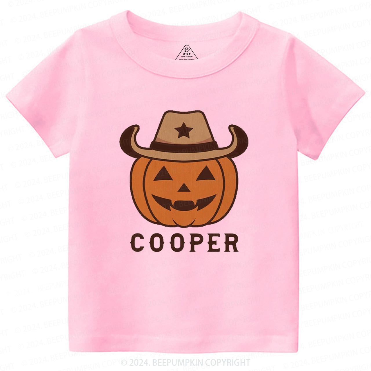 Personalized Vintage Halloween Rodeo Toddler&Kids Tees 