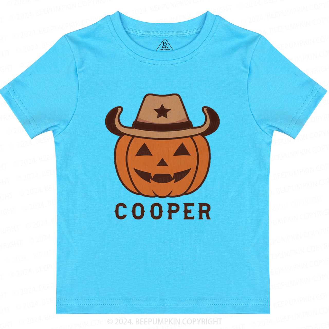 Personalized Vintage Halloween Rodeo Toddler&Kids Tees 