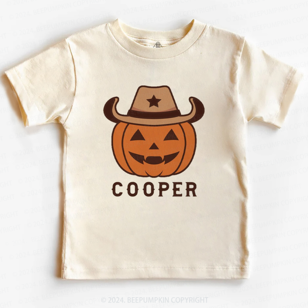 Personalized Vintage Halloween Rodeo Toddler&Kids Tees 