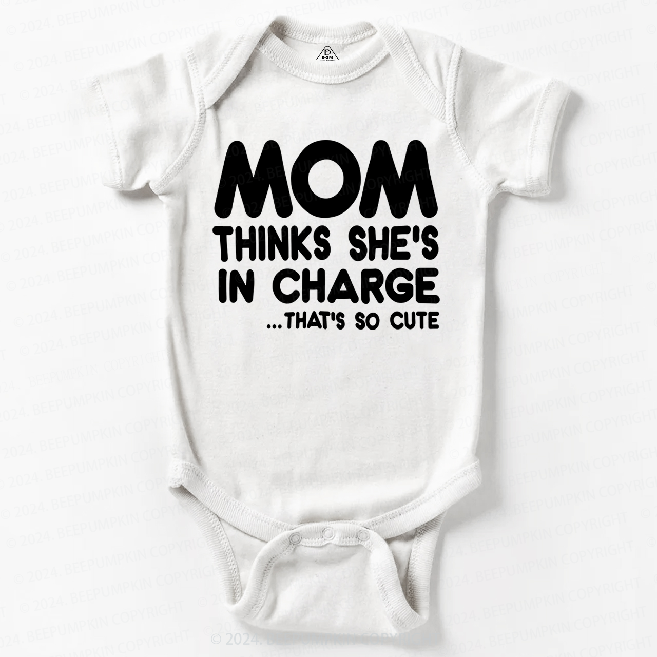 Mom In Charge Bodysuit For Baby 7