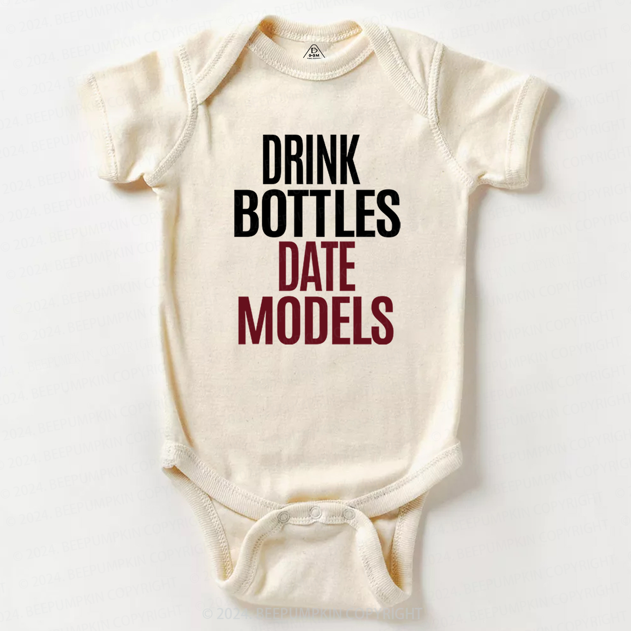 Drink Bottles Date Models Bodysuit For Baby 7