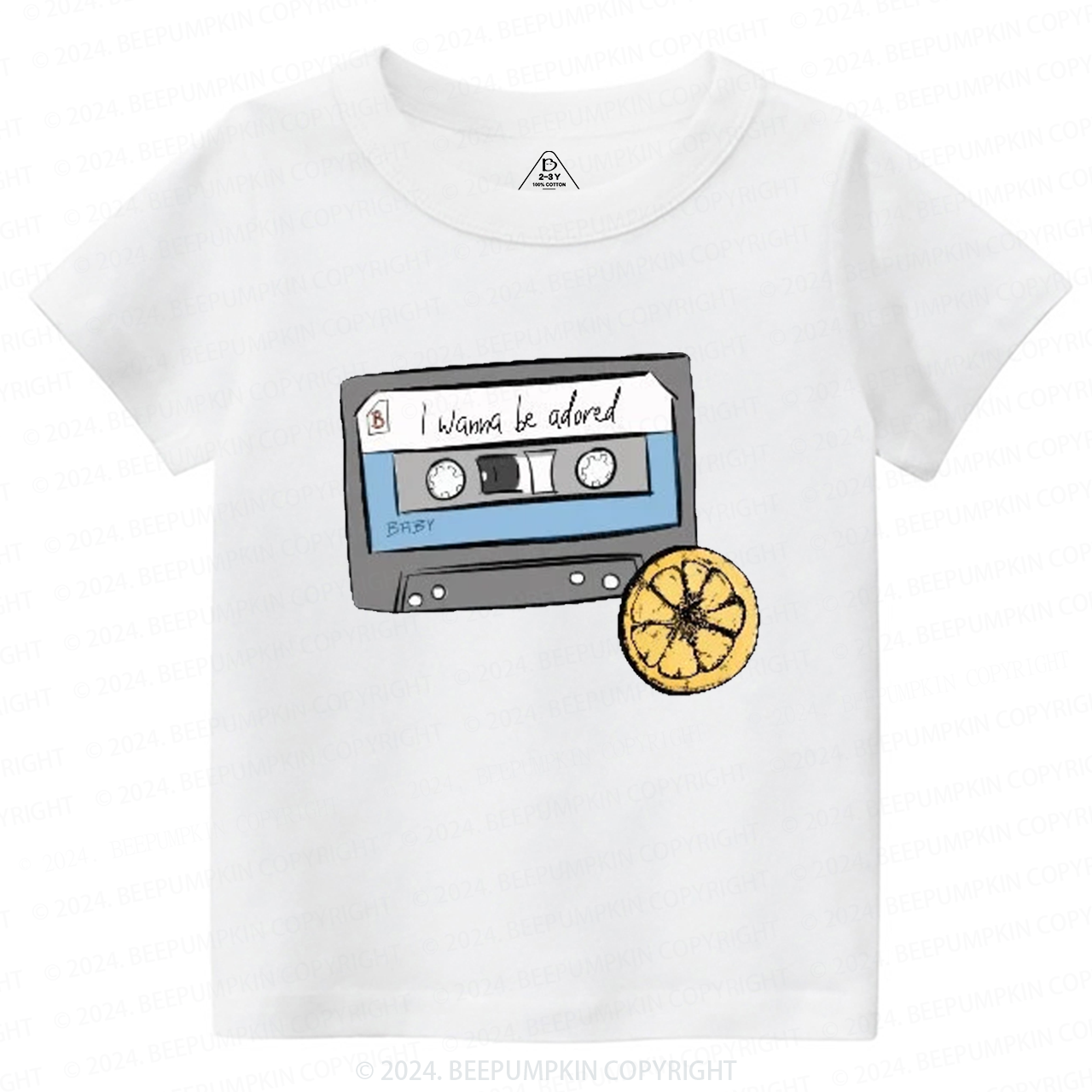  Cassette Tape Rock Music Toddler&Kids Tees 8