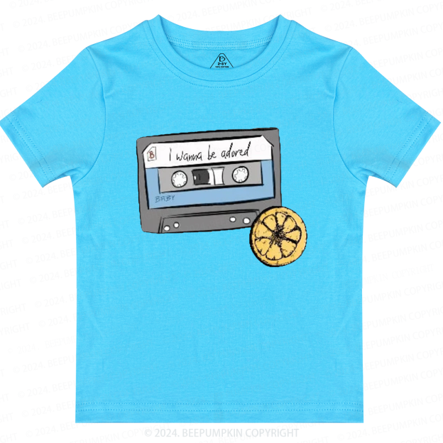  Cassette Tape Rock Music Toddler&Kids Tees 8