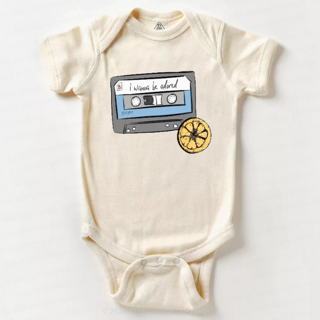  Cassette Tape Rock Music Baby Bodysuit 8
