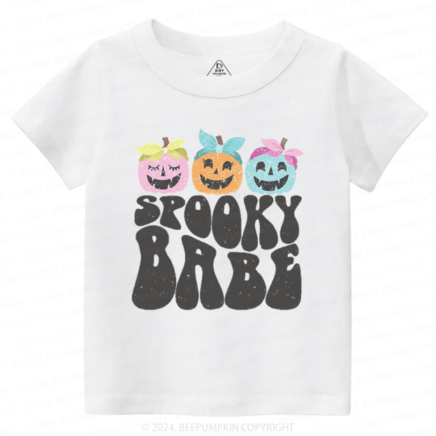 Spooky Babe Halloween Toddler&Kids Tees 