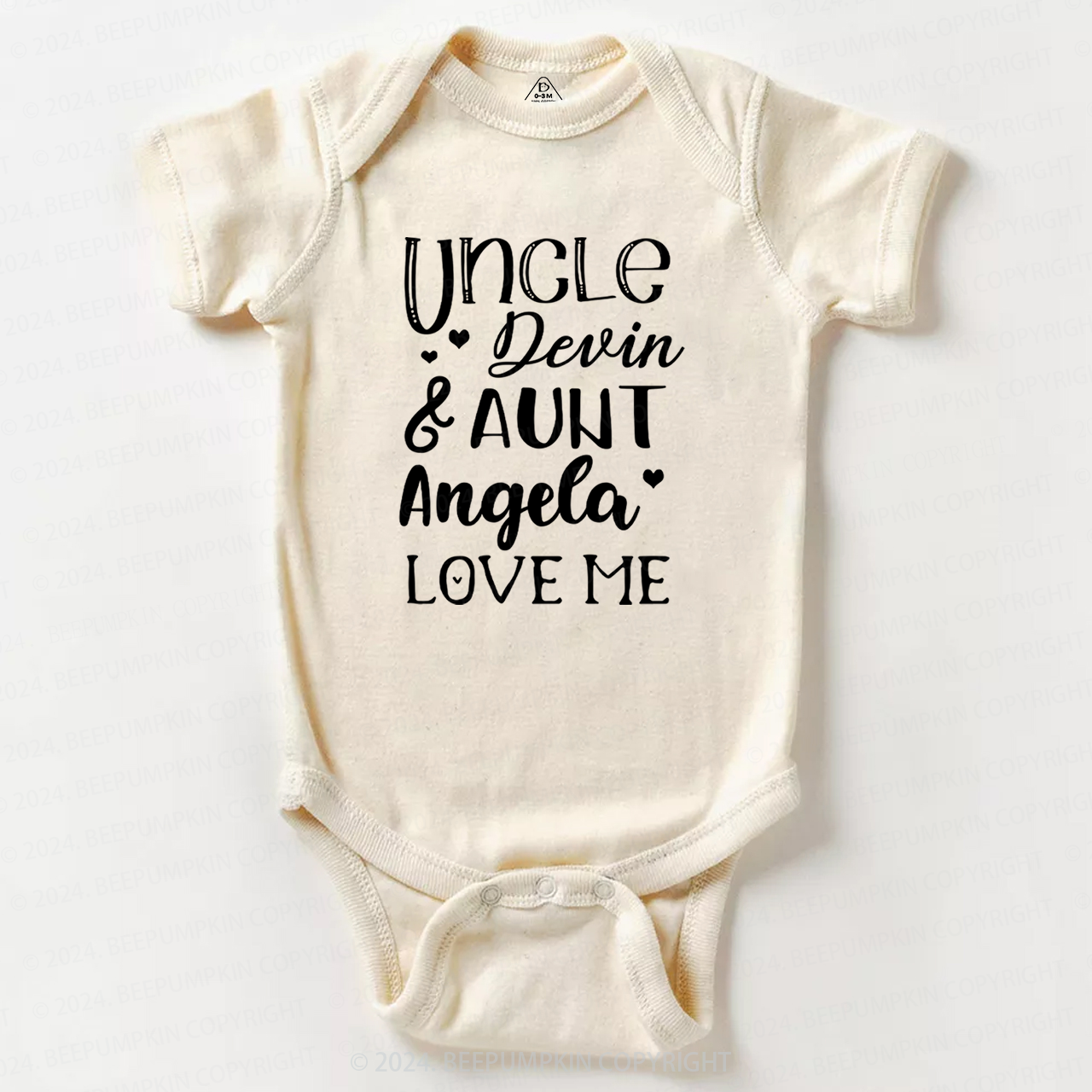 Uncle xxx And Aunt xx Love Me Baby Bodysuit 7