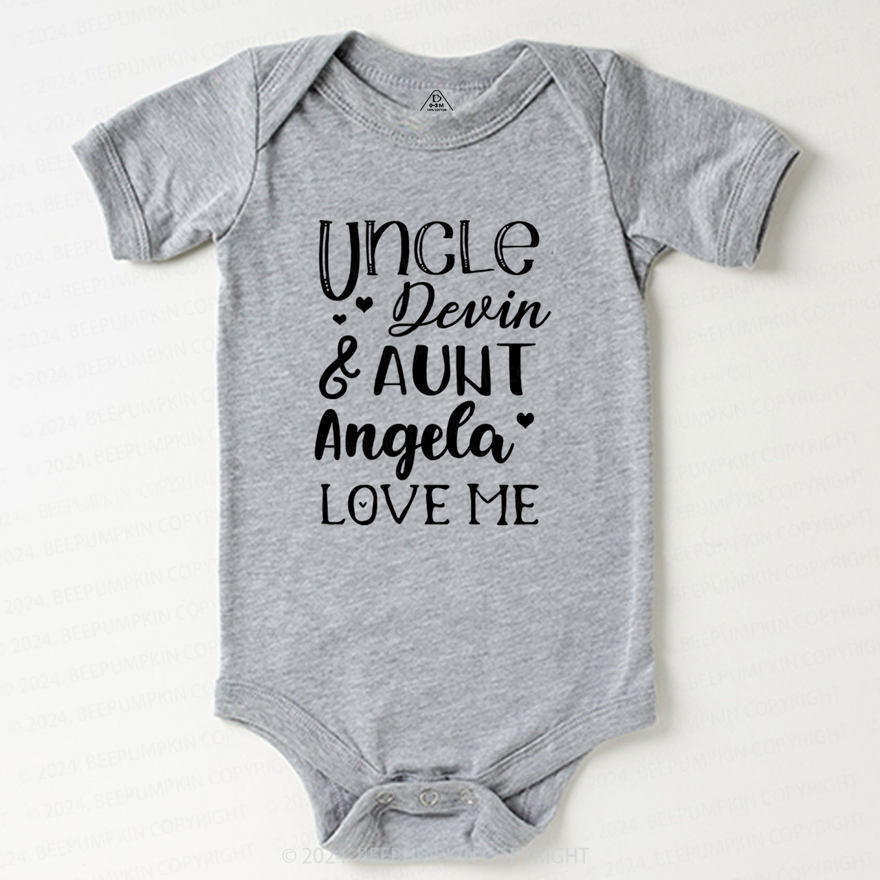 Uncle xxx And Aunt xx Love Me Baby Bodysuit 7