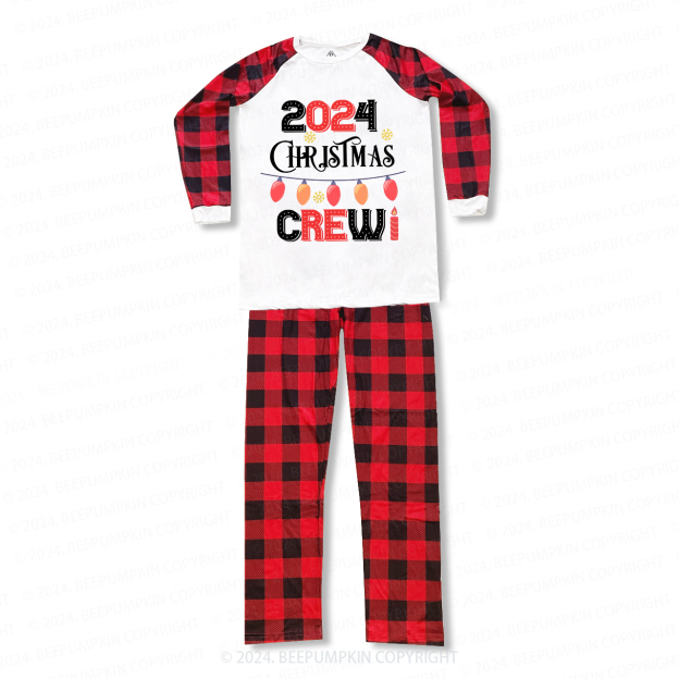 Christmas Crew Matching Pajamas For Family Beepumpkin