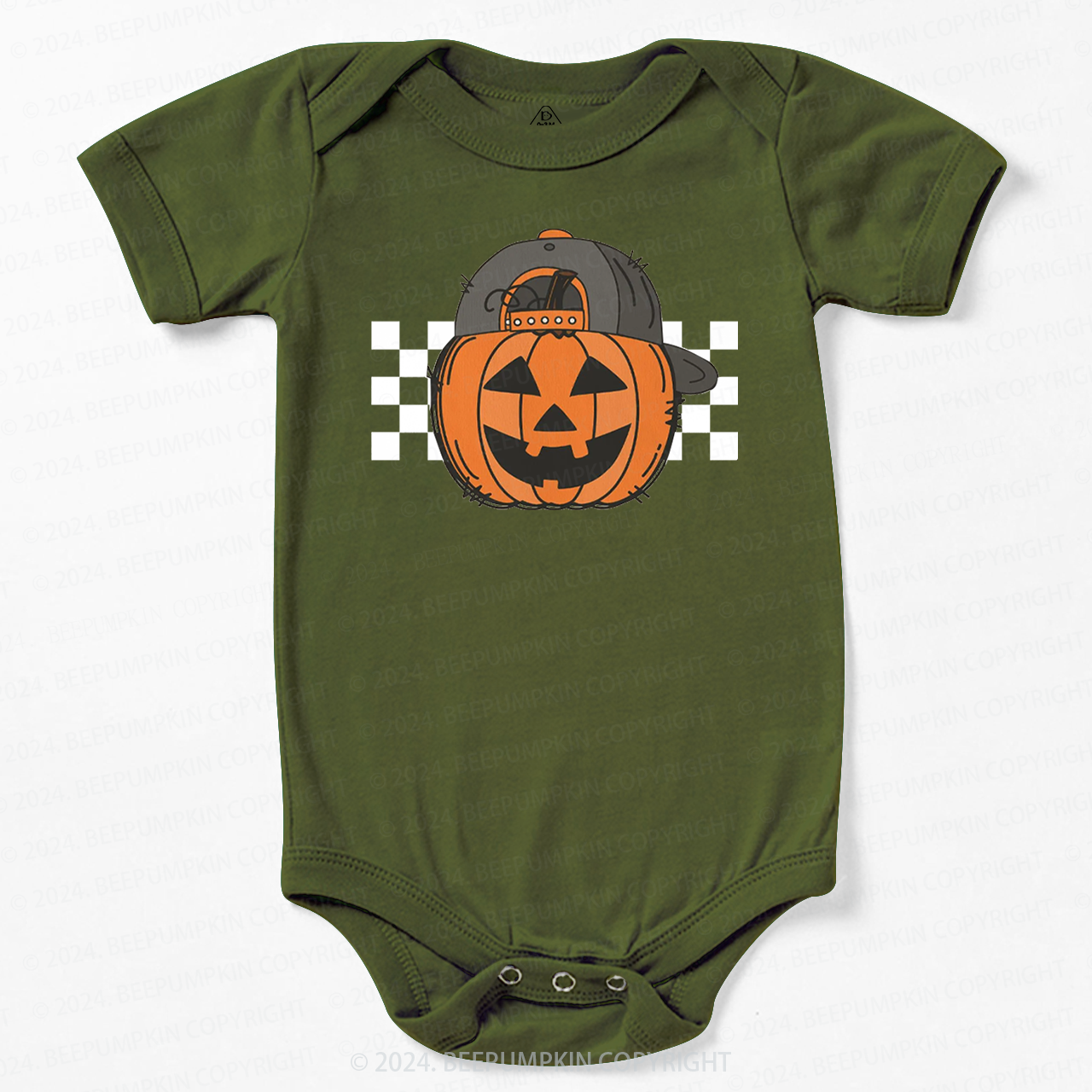 Pumpkin Dude Halloween Baby Bodysuits 